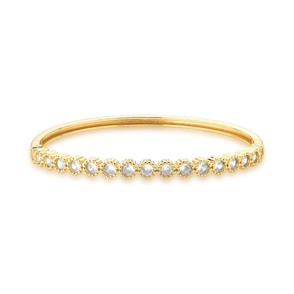 Bracelete adornado com pedras redondas - Image 3