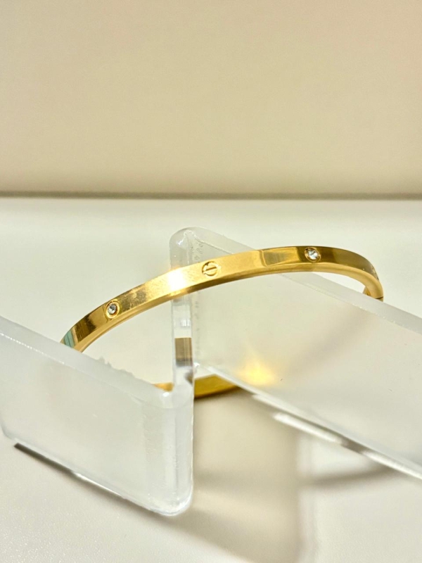 Bracelete luxo, inspiração Cartier